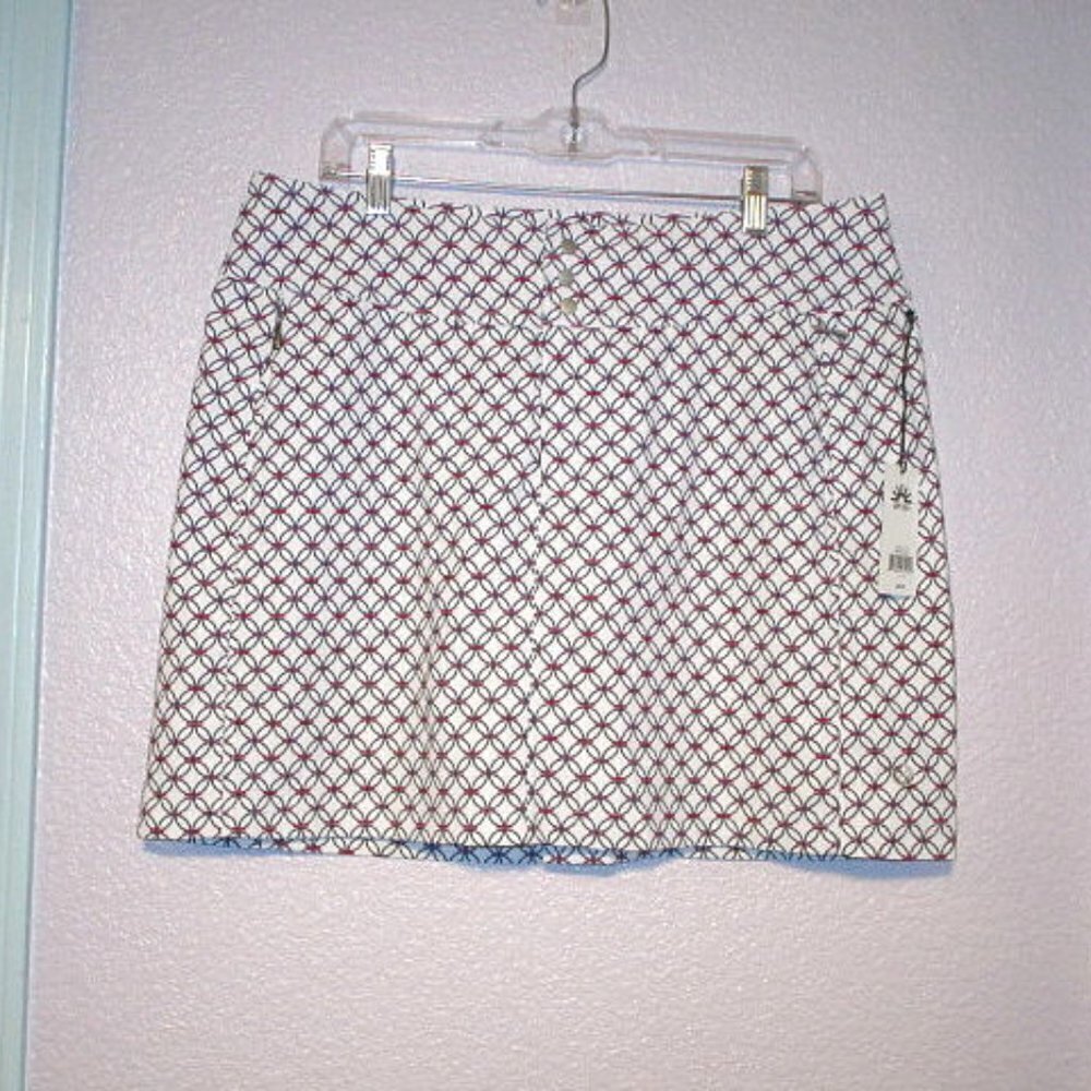 Jofit Athletic Skort Size 16 Skirt UPF Shorts Stretch Pocket Golf Tennis Preppy